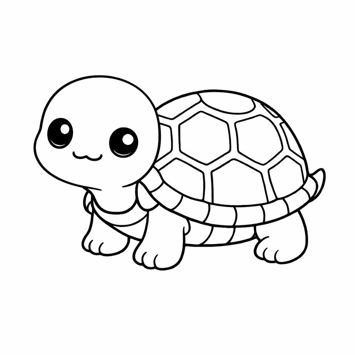Turtle Coloring Page