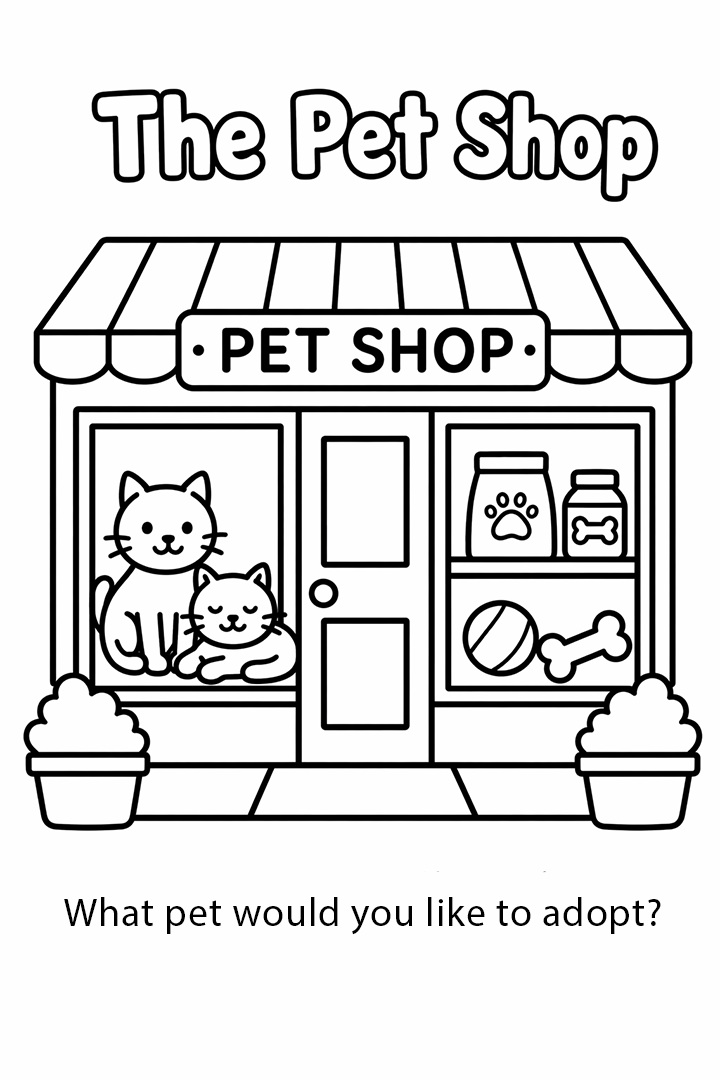 Color The Pet Shop