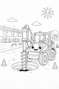 Construction Vehicles Coloring Pages - Best Coloring Pages For Kids