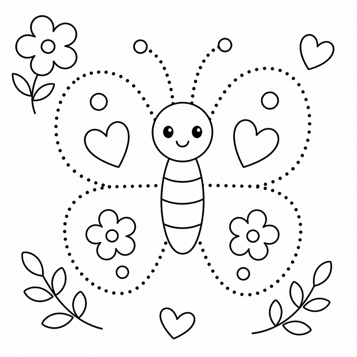 Butterfly Picture To Color