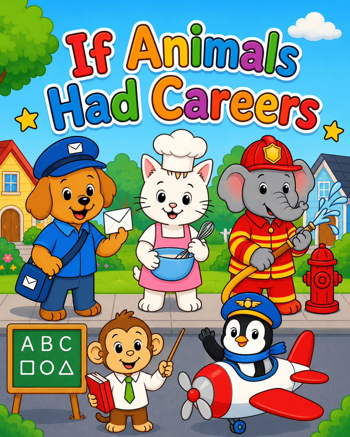 If Animals Had Careers Coloring Book