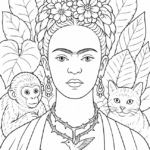 Self Portrait Frida Kahlo