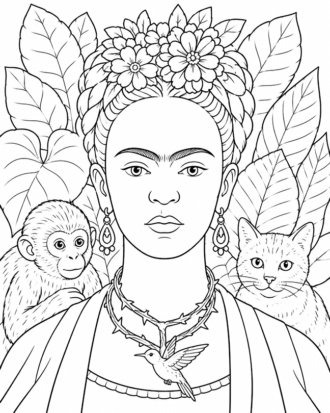 Self Portrait Frida Kahlo