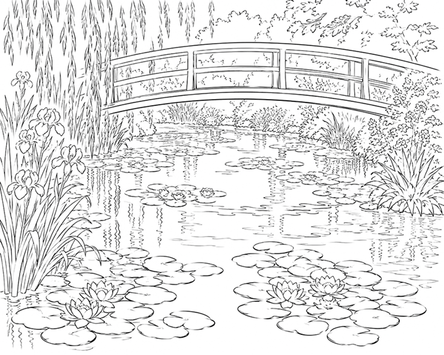 Water Lily Pond Claude Monet