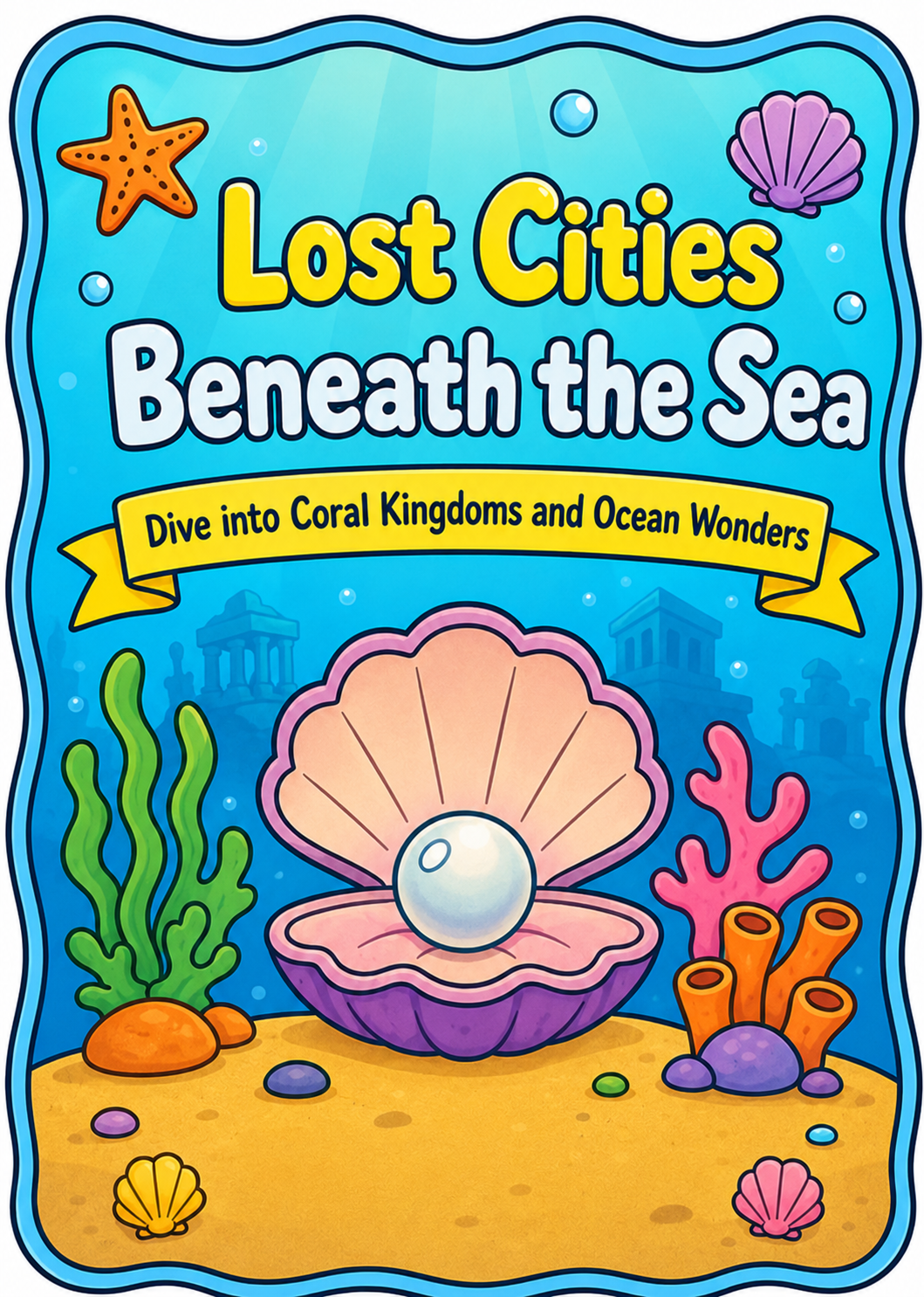 Lost Cities Beneath The Sea Coloring Book