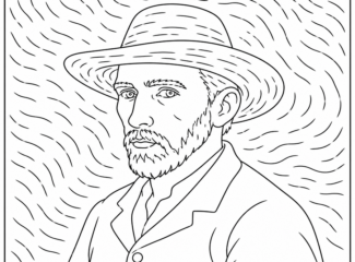 Self Portrait With A Straw Hat