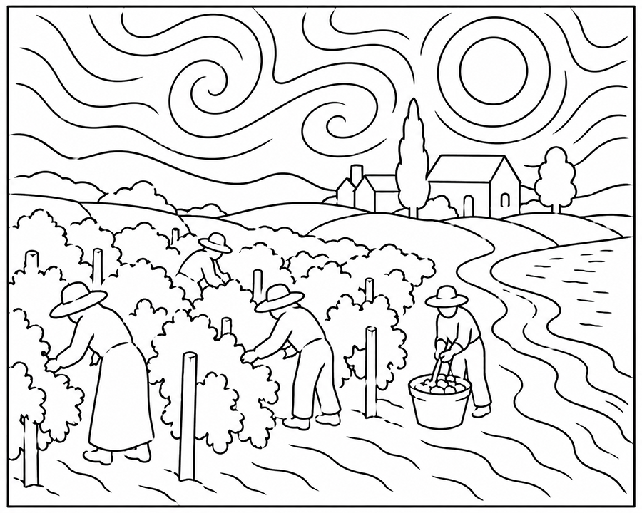 The Red Vineyard