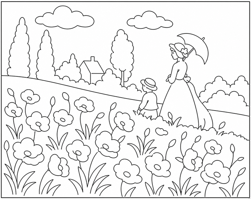 Poppy Fields Near Argenteuil