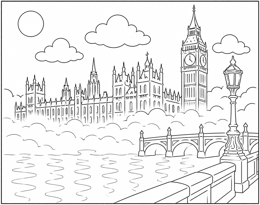 The Houses Of Parliament (effect Of Fog)