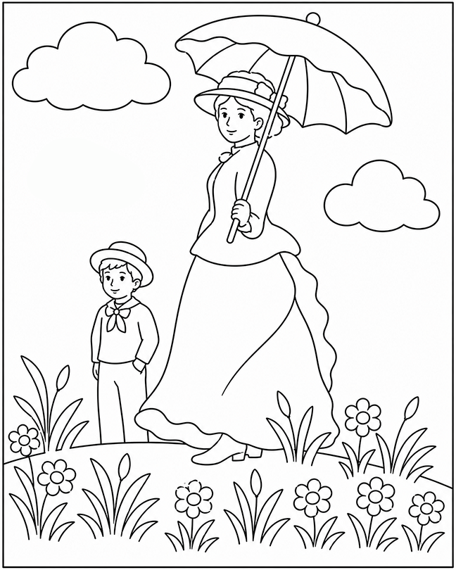 Woman With A Parasol Madame Monet And Her Son
