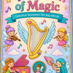 Music Of Magic Enchanted Instruments Coloring Book Cover