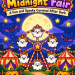 The Midnight Fair Carnival Coloring Book Cover
